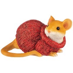 Фигурка мышка в свитере 7*3,5*5 см Lefard (117-311)