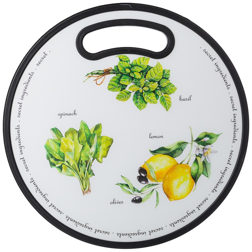 Доска разделочная диаметр 27,5*1.2 см Agness (895-140)