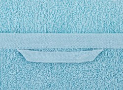 Салфетка махровая с вышивкой 3-d"одуванчик" 35х35см в лапте,100% хлопок 400г/м2,мятный SANTALINO (850-453-46)