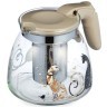 Заварочный чайник agness с фильтром "парижские коты"  900 мл. Agness (885-118)
