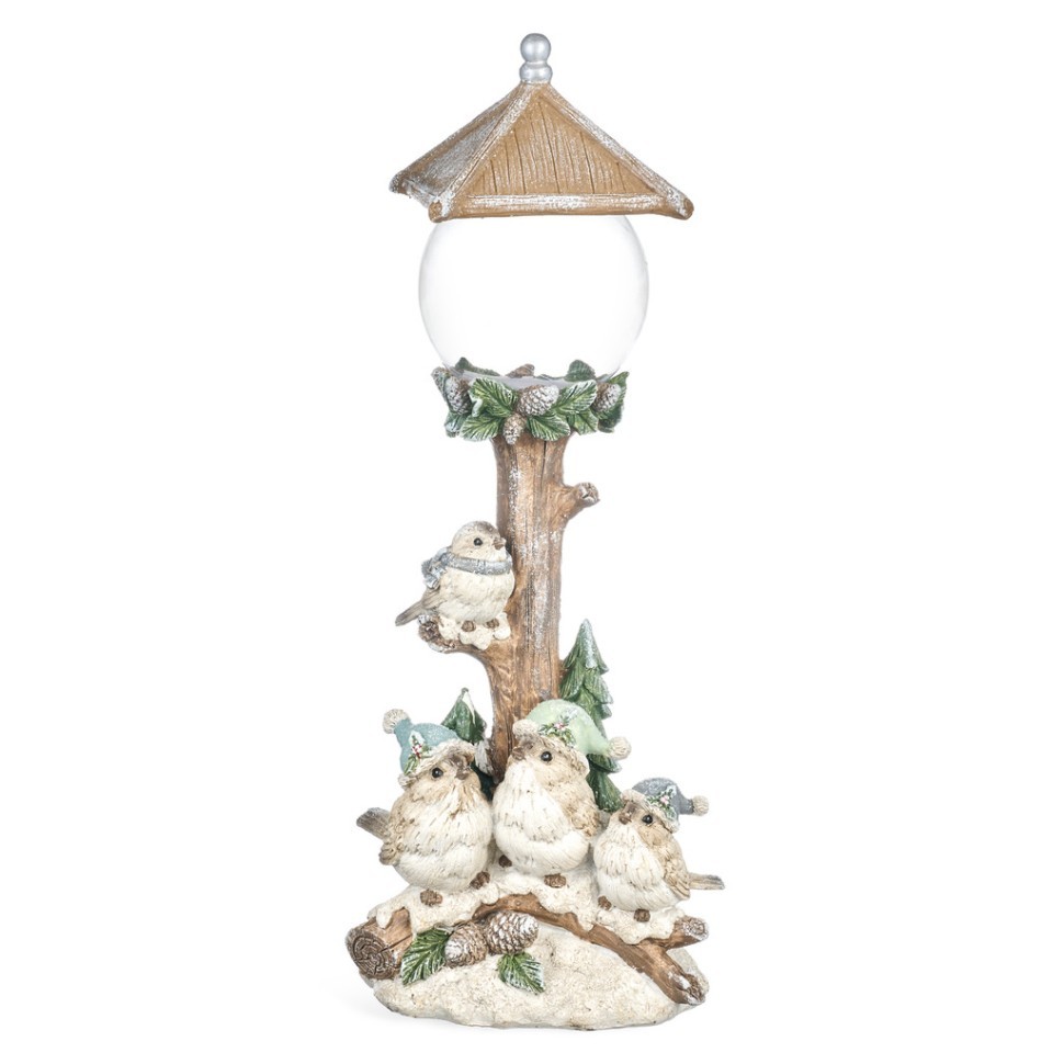 Статуэтка "птички" с led-подсветкой 17х14х41 см Lefard (121-167)