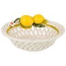 Изделие художественно-декоративное "блюдо круглое с лимонами" диаметр 27 см высота 10 см ORGIA (335-373)