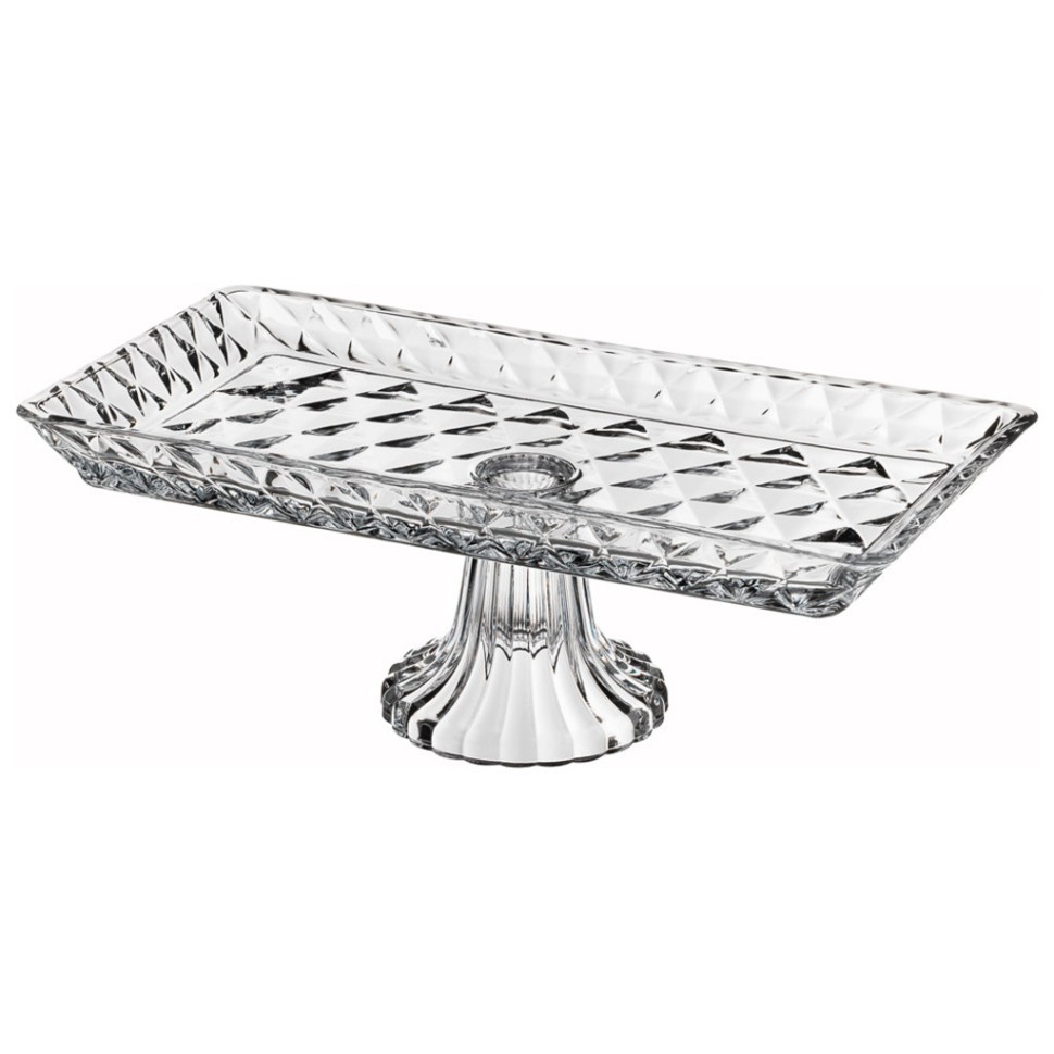 Блюдо на ножке прямоугольное 33х16х12 см Lefard (675-136)