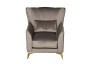 Кресло Siena велюр серый Триумф17 83*82*93мм (TT-00010365)