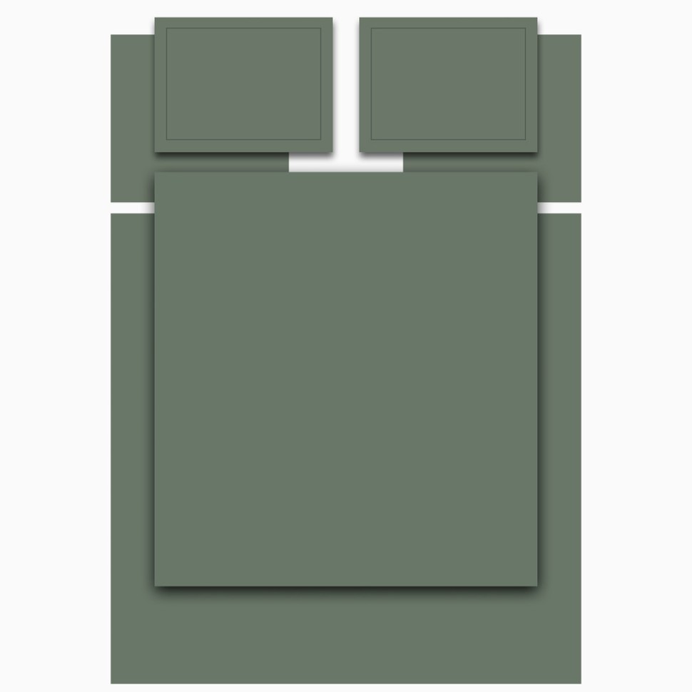 Кпб,king size,"solid" зеленый,сатин, хлопок 100%,п.240х260-1шт,пр.260х260-1шт,н.50х70-2шт/70х70-2шт Lefard (989-004-16)