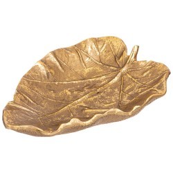 Изделие декоративное "лист", цвет: бронза, 35*24*7 см Lefard (169-821)