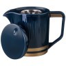 Чайник с металлическим ситом lefard "herbal" 1000 мл синий Lefard (42-458)