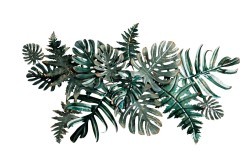 Настенный декор "Листья тропические" 134,6*74,9*8,9см - TT-00001400