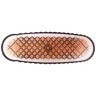 Блюдо на ножке brown, 39x14 см Alegre Glass (337-114)