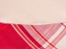Скатерть круглая"фрутта" d180 см, 100% хлопок,клетка п/лен, красная+беж SANTALINO (850-831-22)