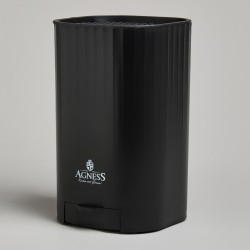 Подставка для ножей agness с точильным камнем 13,6*14,6*23 см Agness (907-323)