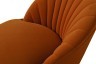Кресло вращающееся, велюр оранжевый 67*75*78см - TT-00002813