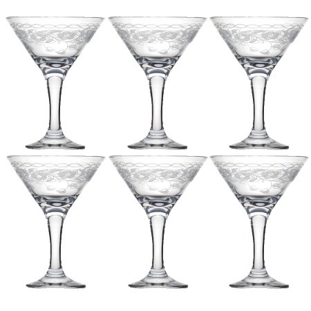 Набор 6-ти бокалов д/мартини Флёр new 170 мл (MS410-07-01)