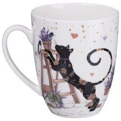 Кружка lefard "лавандовые коты" 430 мл Lefard (425-163)