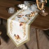 Дорожка "золотая курочка" 45х215см, 100% хлопок, твил Lefard (850-767-31)