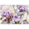 Цветочная композиция в вазе "лили"ширина 65см*высота 57 см- без упаковки (23-1436) 
