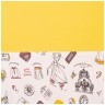 Скатерть "бон вояж",120х160 см ,100% хлопок, жёлтая, SANTALINO (850-861-21)