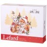 Блюдо lefard "с новым годом!" в форме елки 25х21х4 см красное Lefard (85-2050)