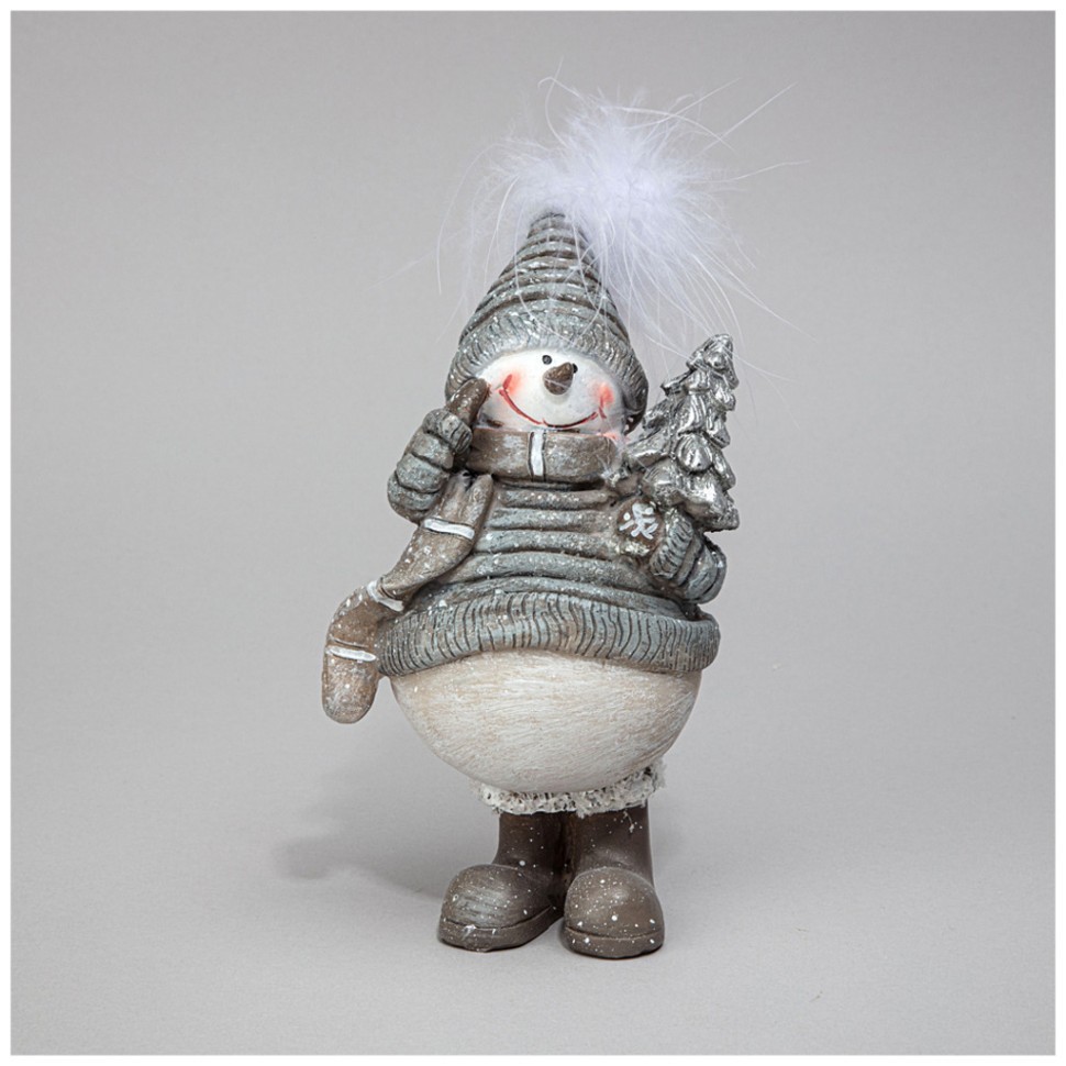 Фигурка "снеговик" 7*6*15 см Lefard (233-377)