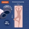 Коврик для йоги и фитнеса спортивный ТПЭ 183x61x0,6 см светло-розовый/синий DASWERK 680032 (1) (95627)