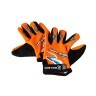 Детские спортивные перчатки, цв. Оранжевые с чёрным, размер M (E1201_HP)