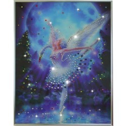 Картина Лебединое озеро с кристаллами Swarovski (1196)