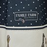Скатерть круглая "family farm" 190см ,синий, 100% хлопок, твил, с пропиткой Lefard (850-742-22)