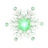 Фигурка светодиодная Vegas Снежинка с батарейкой, на присоске 9,5х9,5 см, 24V 55055 (64437)