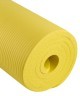 Коврик для йоги и фитнеса FM-301, NBR, 183x61x1,5 см, желтый (1007331)