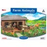 Набор фигурок животных cерии "На ферме": Ферма игрушка, овцы, теленок, лошади, фермеры, инвентарь - 21 предмет (ММ205-066)