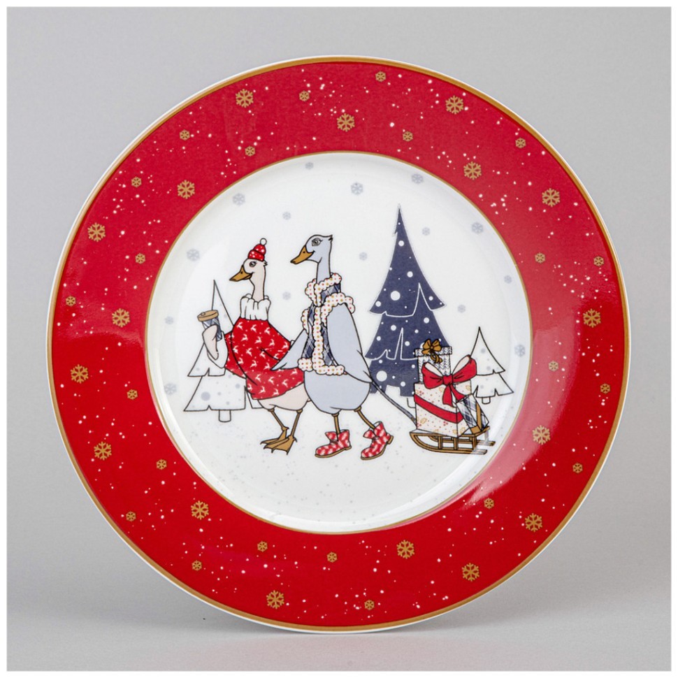 Тарелка закусочная lefard "family christmas" 20 см Lefard (425-120)