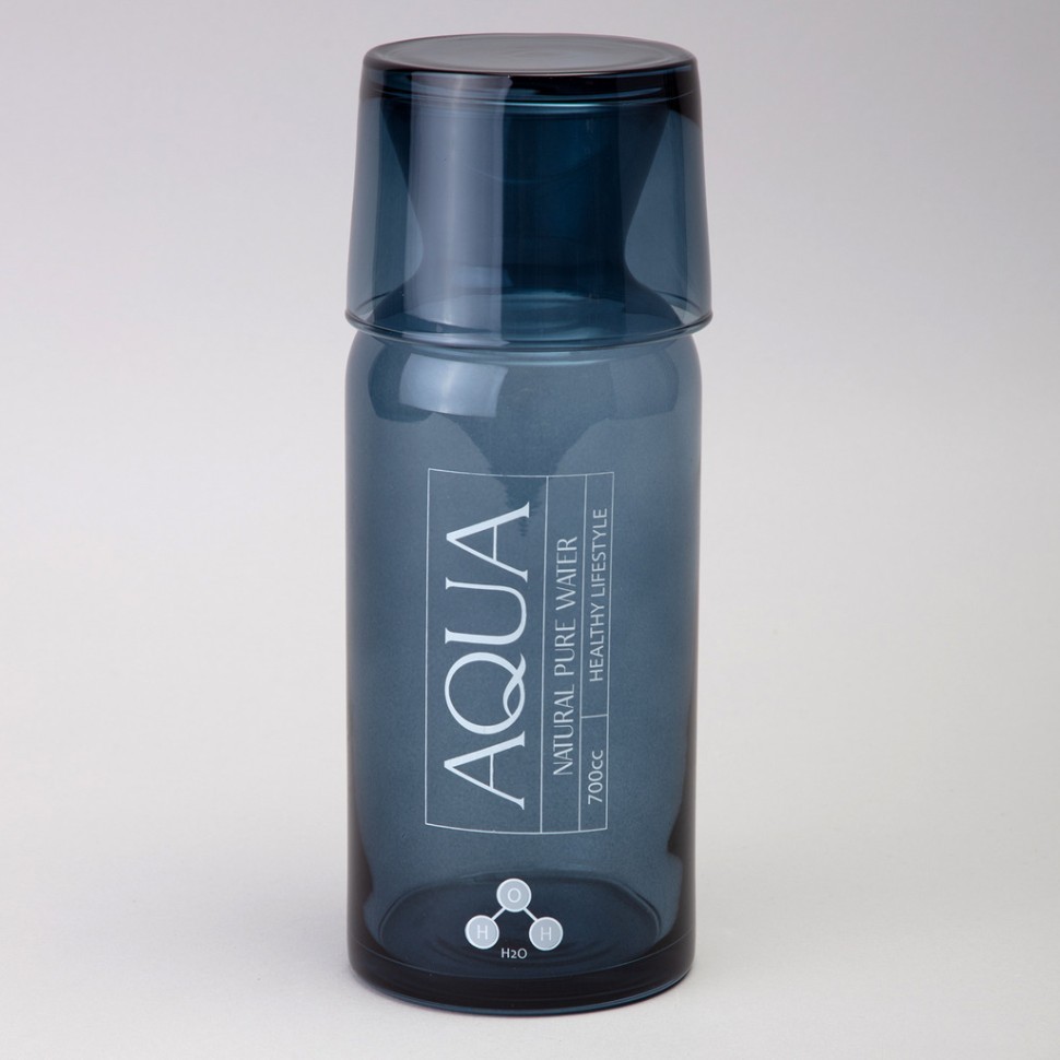 Графин с крышкой/стаканом "life style" blue 700мл Lefard (312-167)