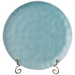 Тарелка обеденная "concept" 26,5 см голубой мал.уп. 2 шт Bronco (409-110)