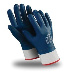Перчатки хлопковые MANIPULA ТЕХНИК КП, р-р 10 (XL), синие, TN-01/MG-224/608570 (1) (96576)