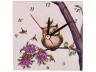 Часы "сова на ветке" 10*10 см. Ооо "глассмун" (354-1375) 