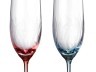 Набор бокалов для шампанского из 6 шт."виола q8417" 190 мл. высота=24 см. Crystalex Cz (674-208) 