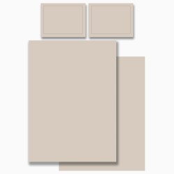 Кпб 1,5 спальный, "solid" бежевый, сатин, хлопок 100%,под.150х210-1шт, пр.180х220-1шт, нав.50х70-2ш Lefard (989-003-19)