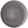 Тарелка обеденная bronco "graphite" 25 см Bronco (445-120)