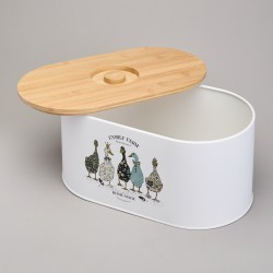 Набор agness "family farm" 2в1 хлебница 34*19*16 см, банка для сыпучих 15,5*9,5*15,5 см 2 шт (790-383) Набор agness "family farm" 2в1 хлебница 34*19*16 см, банка для сыпучих 15,5*9,5*15,5 см 2 шт (790-383)