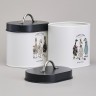 Набор agness "family farm" 2в1 хлебница 34*19*16 см, банка для сыпучих 15,5*9,5*15,5 см 2 шт (790-383) 