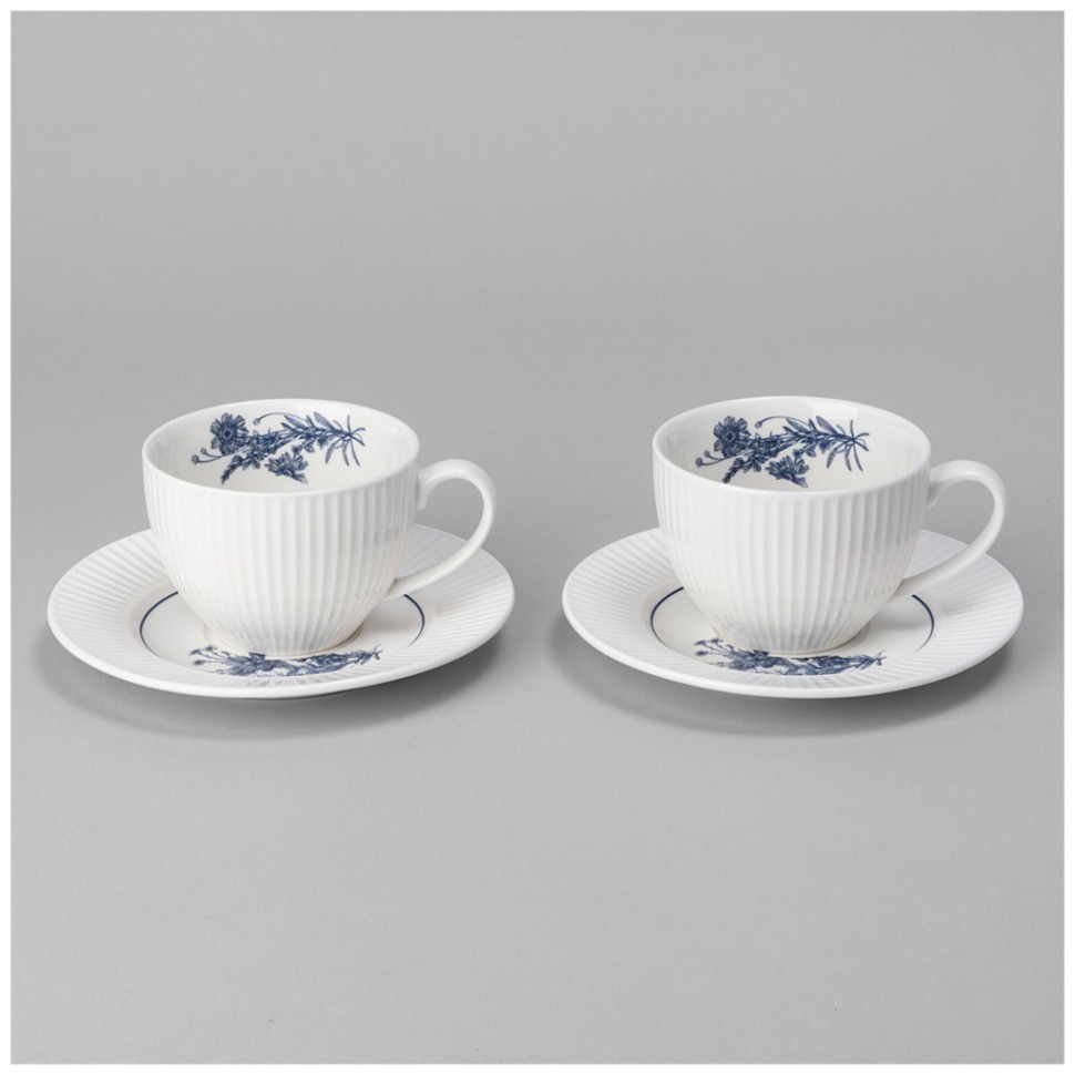 Чайный набор lefard "royal blue" на 2 пер. 4 пр. 270 мл Lefard (425-100)