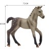 Фигурки животных серии "Мир лошадей": Лошадь и 2 жеребенка, фермер, телега (набор из 7 предметов) (MM214-308)