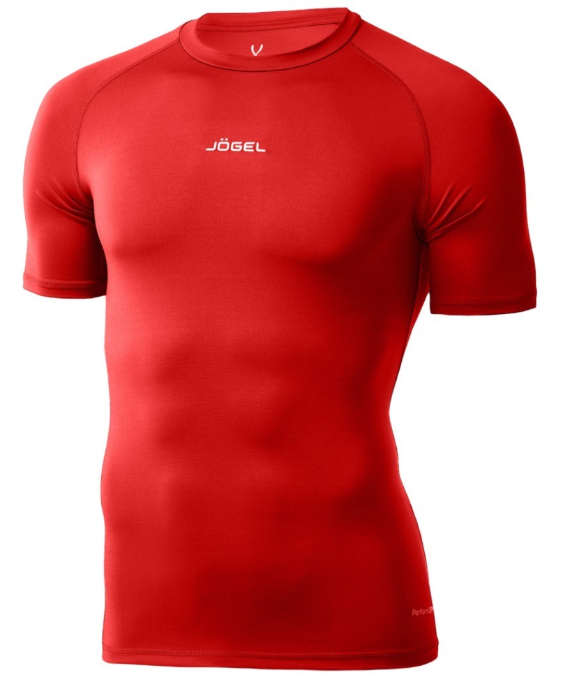 Футболка компрессионная с коротким рукавом JOGEL CAMP PerFormDRY Top SS, красный (2125190)