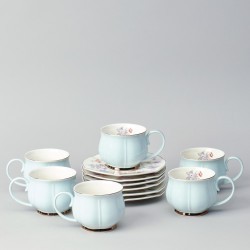 Чайный набор lefard "времена года" на 6 пер. 12 пр. 250 мл голубой Lefard (42-565)