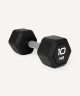 Гантель гексагональная Starfit DB-301PRO 10 кг, обрезиненная, черный (2115112)