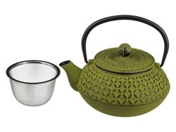 Заварочный чайник чугунный с эмалированным покрытием внутри 700 мл Lefard (734-037)