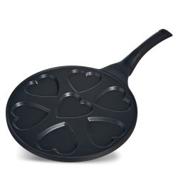 Сковорода agness "сердце" для оладий с антипригар.покрытием диаметр=26.5 см. Agness (932-032) Сковорода agness "сердце" для оладий с антипригар.покрытием диаметр=26.5 см. Agness (932-032)
