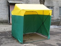 Палатка торговая 1,5х1,5 P(кабриолет) (2 места) (5140)