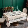 Скатерть  160х220 cm  прямоугольная, "celebration", цвет: бежевый, tm lefard, полиэстер 100% (кор=18 Lefard (986-001-20)