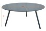 Стол кофейный "EMBRACE" уличный черный d100*38см (TT-00012378)